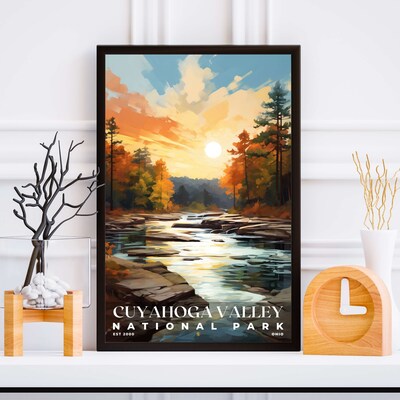 Cuyahoga Valley National Park Poster, Travel Art, Office Poster, Home Decor | S6 - image5